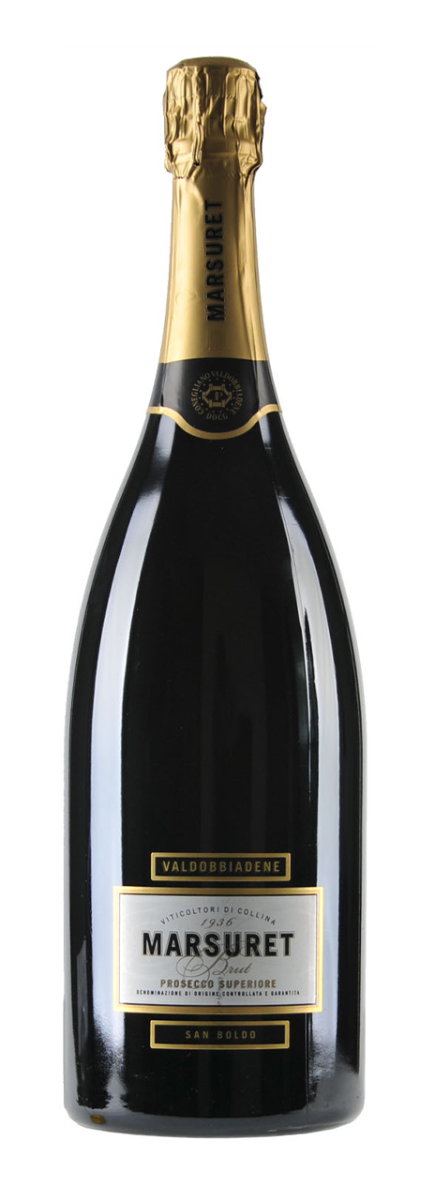 Marsuret Prosecco Superiore di Valdobbiadene DOCG Brut San Boldo NV MAGNUM