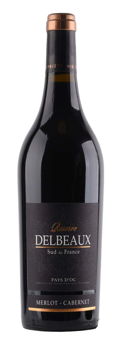 Delbeaux Pays d'Oc IGP Réserve Merlot-Cabernet 2022