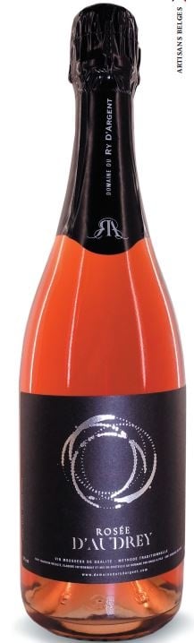 Domaine Du Ry d'Argent Vin Mousseux de Qualité de Belgique Rosée d'Audrey 2017