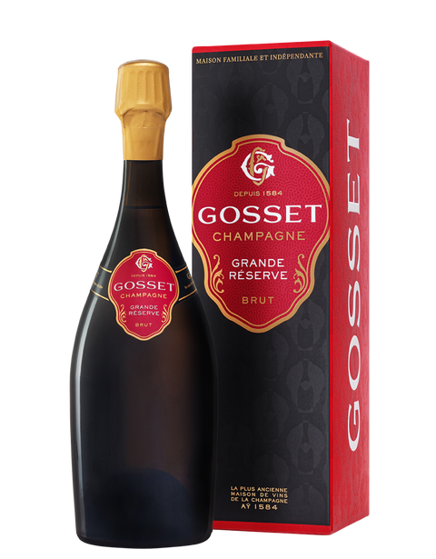 Champagne Gosset Grand Reserve Brut in giftbox