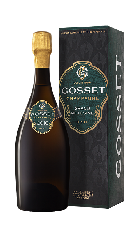 Champagne Gosset Champagne AC Grand Millesime Brut in giftbox 2016