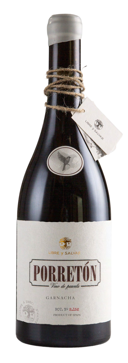 Libre y Salvaje Cariñena DO Porretón Garnacha 2021