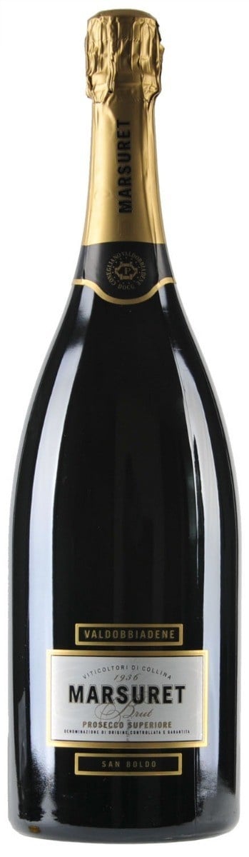 Marsuret Prosecco Superiore di Valdobbiadene DOCG Brut San Boldo N.V. Magnum