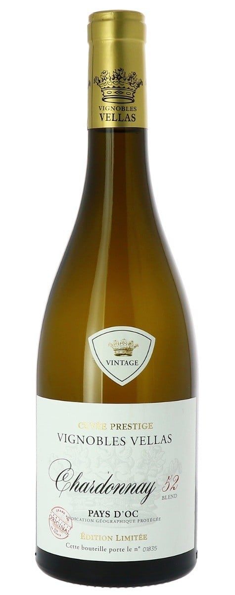 Vignobles Vellas Cuvée Prestige Édition Limitée Chardonnay 52 Blend 2024